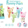 Sika deer hand-pressing fan Mini cartoon hand-pressing fan creative hand-pressing cute animal fan toy Application Scenario